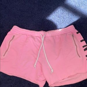 VS pink shorts